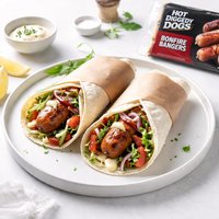 Hot Diggedy Dogs Bonfire Bangers in Wraps Hot Dogs Sausages