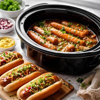 Hot Dogs in Slow Cooker