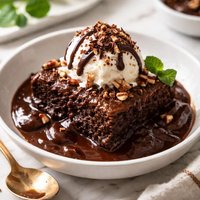 Hot Fudge Pudding Cake Vegan