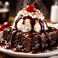 Hot Fudge Sundae Cake