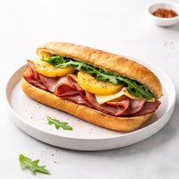 Hot Ham and Pineapple Sub