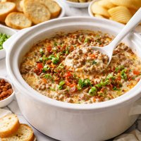Hot Hamburger Dip Crock Pot