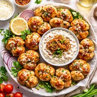 Hot Knots with Sweet Onion Dip