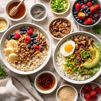 Hot Oatmeal and Rice