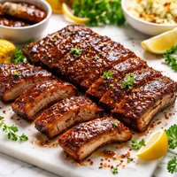 Hot Oven Barbecued Ribs