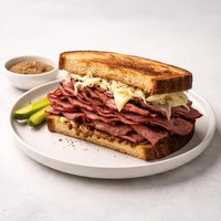 Hot Pastrami Sandwich
