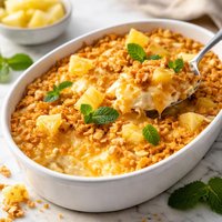 Hot Pineapple Casserole