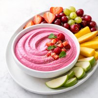 Hot Pink Fruit Dip