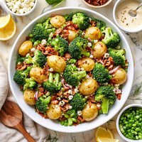 Hot Potato and Broccoli Salad