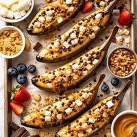 Hot Quick Banana Boats