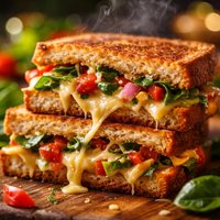 Hot Salad Cheese Sandwiches