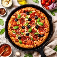 Hot Skillet Pizza