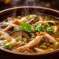 Hot Sour Soup for Colds Flu