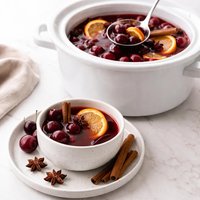 Hot Spiced Cherry Cider Crock Pot