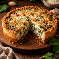 Hot Spinach Cheesecake