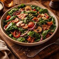 Hot Spinach Salad