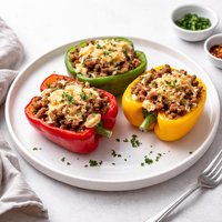 Hot Stuffed Bell Peppers
