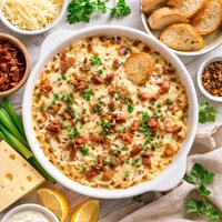 Hot Swiss and Bacon Dip