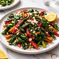 Hot Swiss Chard Salad