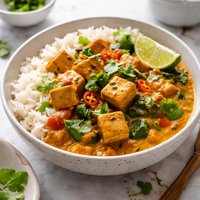 Hot Tofu Curry Vegan