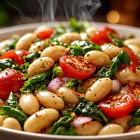 Hot White Bean Salad
