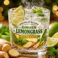 House of Blues Ginger Lemongrass Soda Water