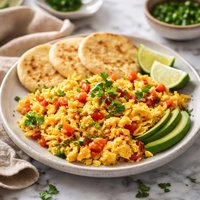 Huevos Pericos Colombian Scrambled Eggs