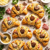 Hugs and Kisses Crescents