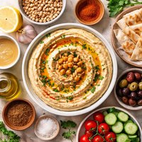 Hummus from Dried Chickpeas