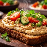 Hummus Toast