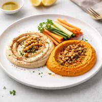 Humous and Carrot Dip