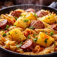 Hungarian Cabbage and Potatoes