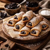 Hungarian Cream Cheese Cookies with Prune Lekvar