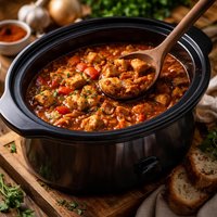 Hungarian Goulash with Tempeh Crock Pot Slow Cooker