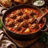Hungarian Meatball Stew