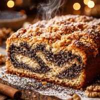 Hungarian Poppy Seed Coffee Cake