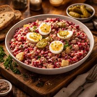 Huzare Sla Dutch Beet and Potato Salad