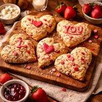 I Love You Scones