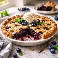 I Miss Bar Harbor Blueberry Pie