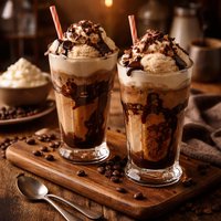 Ice Cream Parlor Coffee Mocha Sodas
