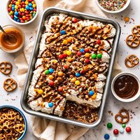 Ice Cream Pretzel Cake