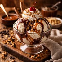 Ice Cream Sundae Dessert