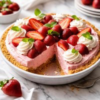 Icebox Strawberry Pie