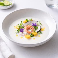 Iced Coconut Soup Cayman Islands Caribbean