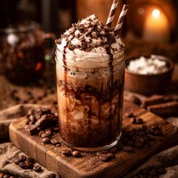 Iced Coffee Chocolate Soda Frappe