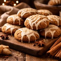 Iced Ginger Cookies
