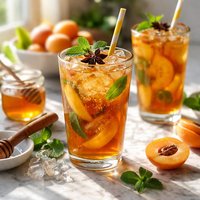 Iced Louisiana Apricot Tea