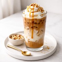 Iced Nutty Butterscotch Coffee