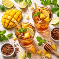 Iced Rooibos and Mango Tea