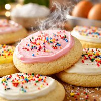 Iced Sugar Cookies Cake Like Cookies Soft Icing